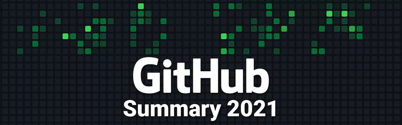 GitHub Activity Summary 2021 cover art