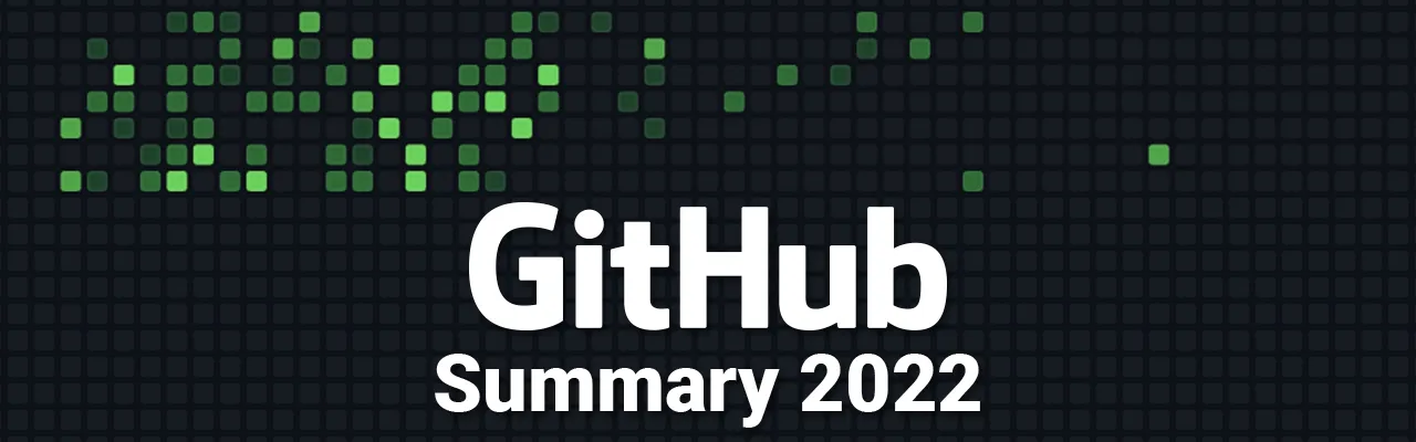 GitHub Activity Summary 2022 cover art